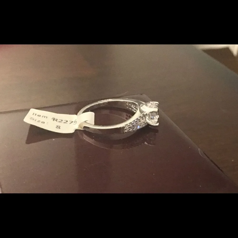 3 Ct. Round Solitaire Diamonelle Split Band Ring